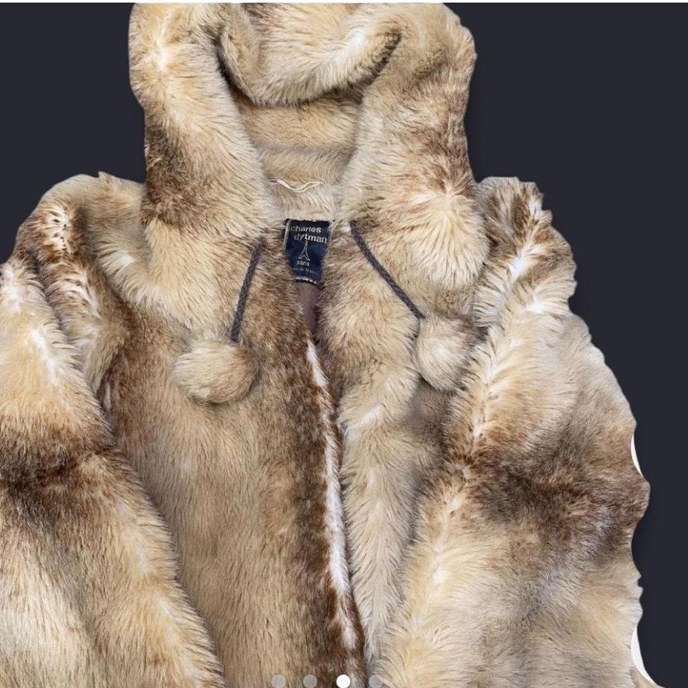 Luxurious Faux Fur Hooded Jacket